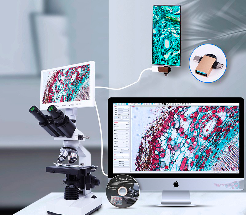 Biological + USB Portable Dual Lens Digital Microscope YR05783 // YR05786 – 1